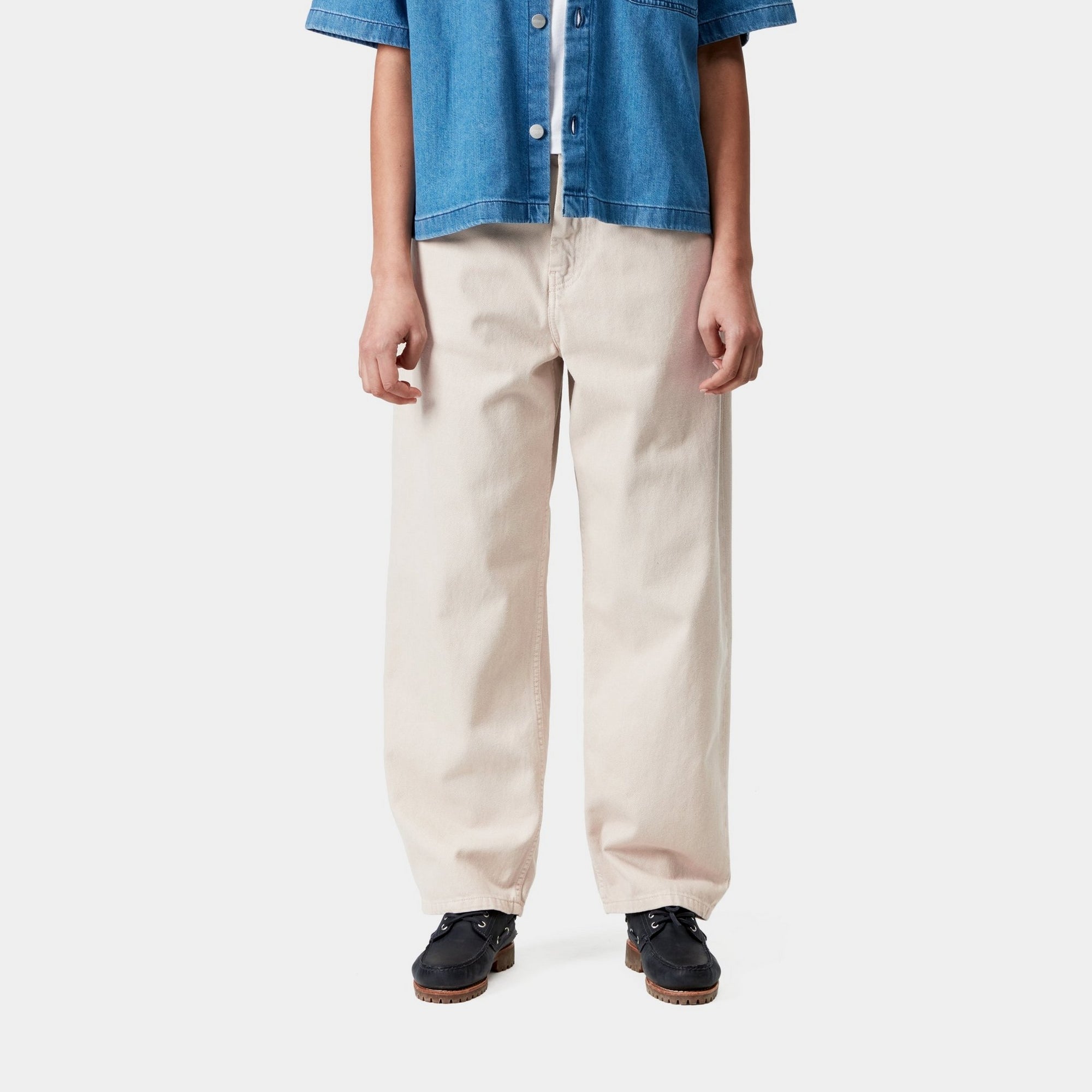 Women's Brandon Pant - Premium Twill Fabric | Fleur De Sel Stone-Dyed Casual Pants for Work & Everyday Wear