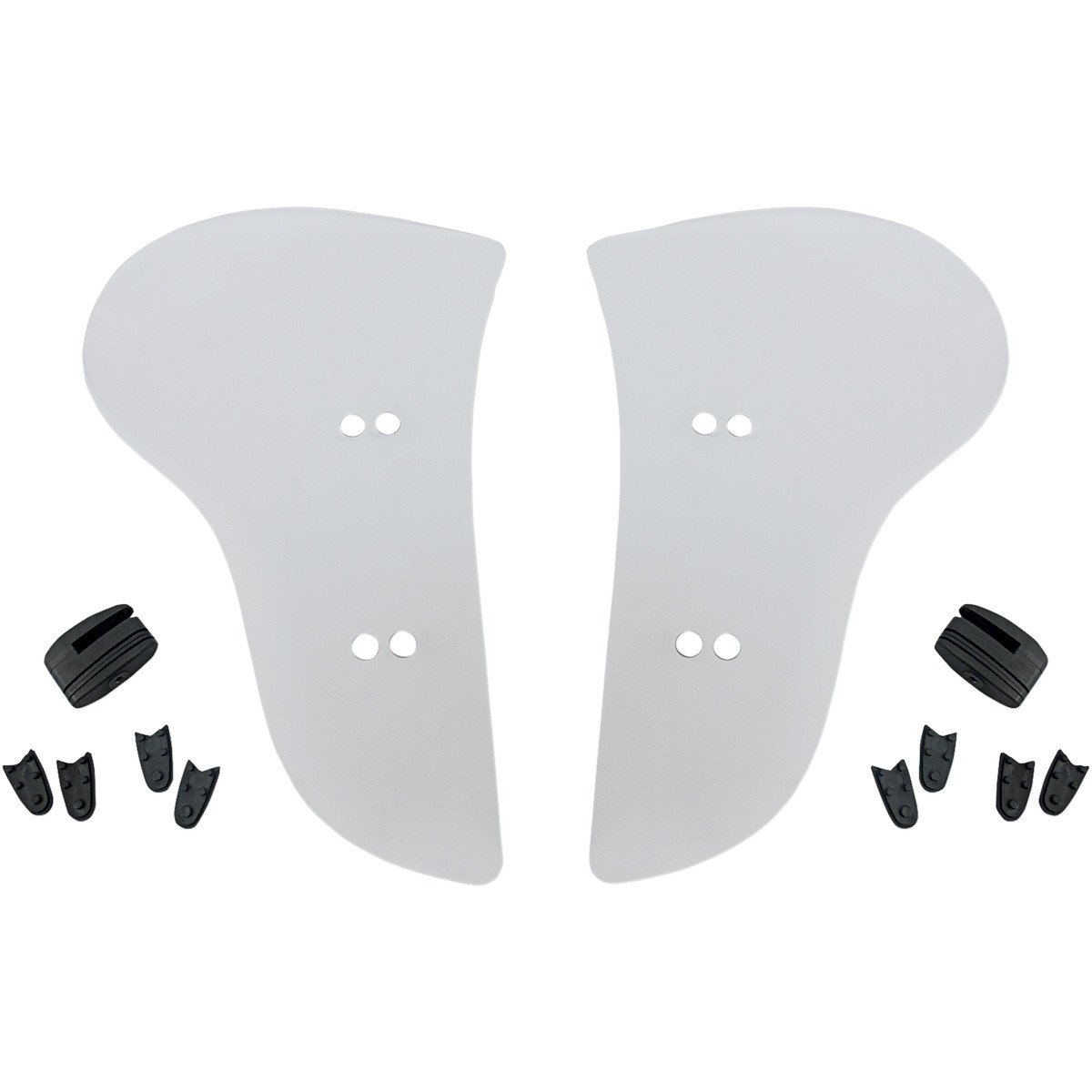 Memphis Shades MEM5806 Motorcycle Side Wings - Wind Deflectors for Harley Davidson, Honda, Yamaha & More - Reduce Wind Noise & Fatigue for Long Rides