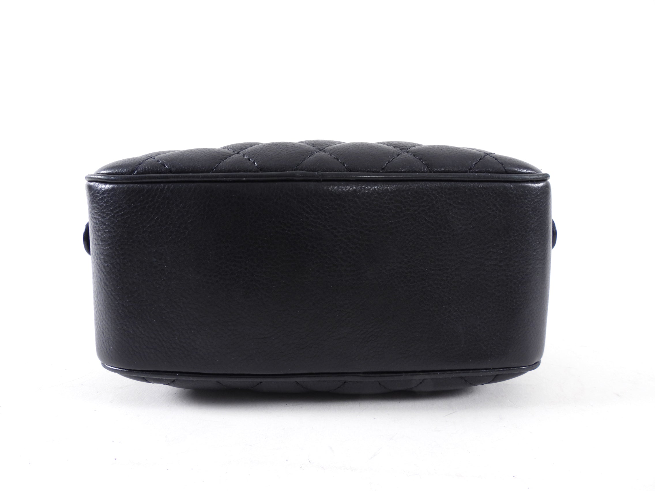 Chanel Black Lambskin Leather Extra Pocket Vanity Chain Bag - Luxury Crossbody Purse for Women, Perfect for Evening Parties & Date Nights