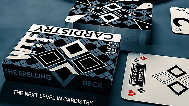 WTF Cardistry Spelling - Premium Playing Cards for Magic Tricks & Card Flourishing | Perfect for Cardists, Magicians & Beginners