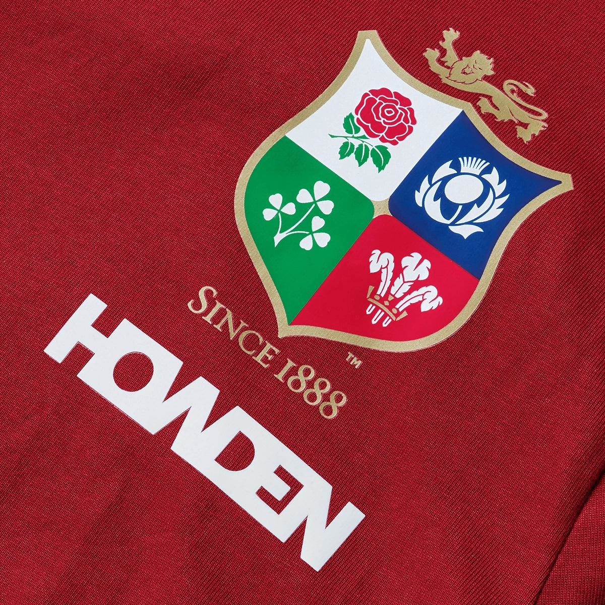 British & Irish Lions Kids Cotton T-Shirt - Red Canterbury Rugby Jersey for Boys & Girls - Perfect for Sports, School & Casual Wear