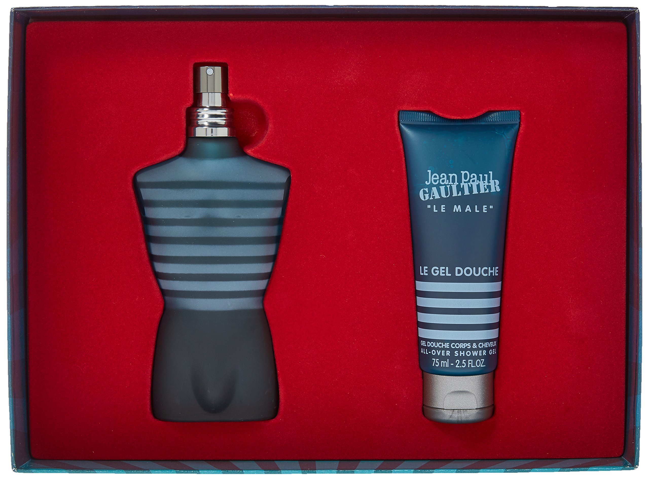 Jean Paul Gaultier Le Male Men's Cologne Gift Set - Eau de Toilette Spray & After Shave Balm - Perfect for Valentine's Day, Anniversary & Birthday Gifts