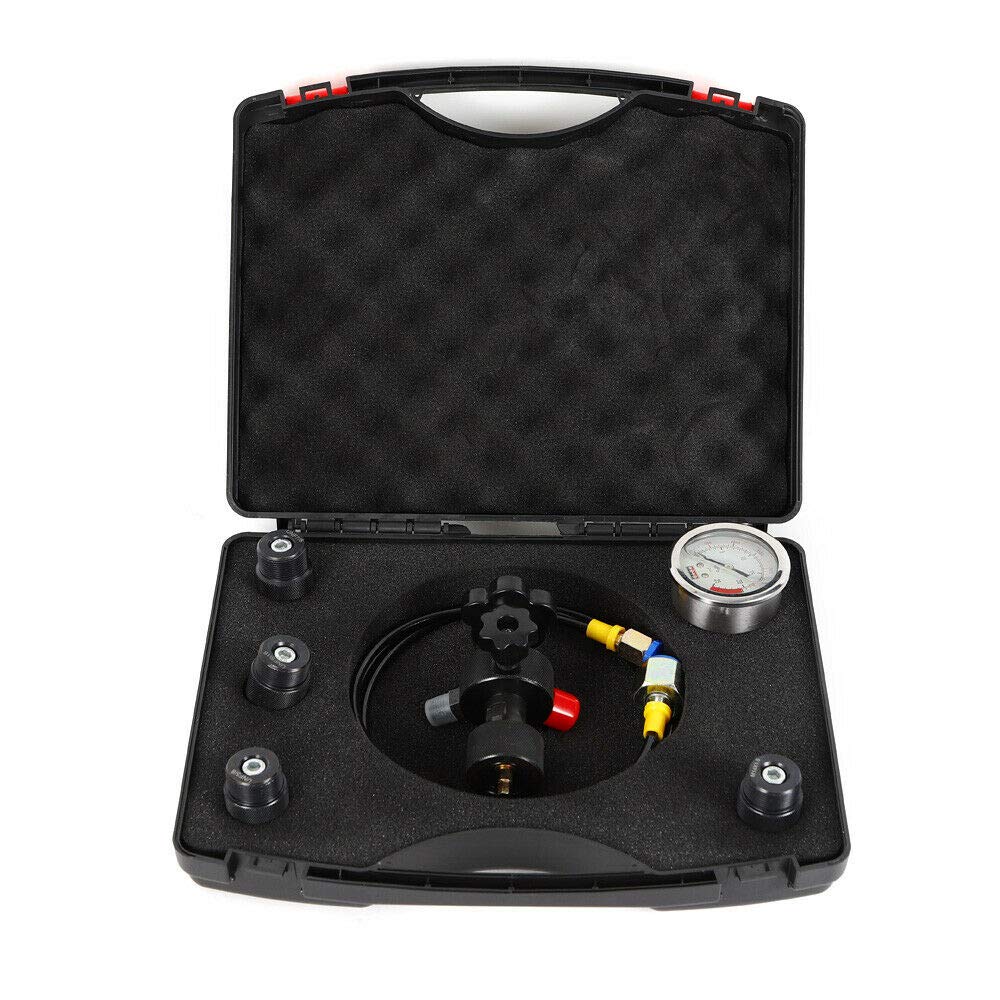 TBVECHI 250 Bar Inflatable Hydraulic Pressure Test Kit with Nitrogen Charging Valve - Professional Hydraulic Accumulator Testing for Automotive & Industrial Applications