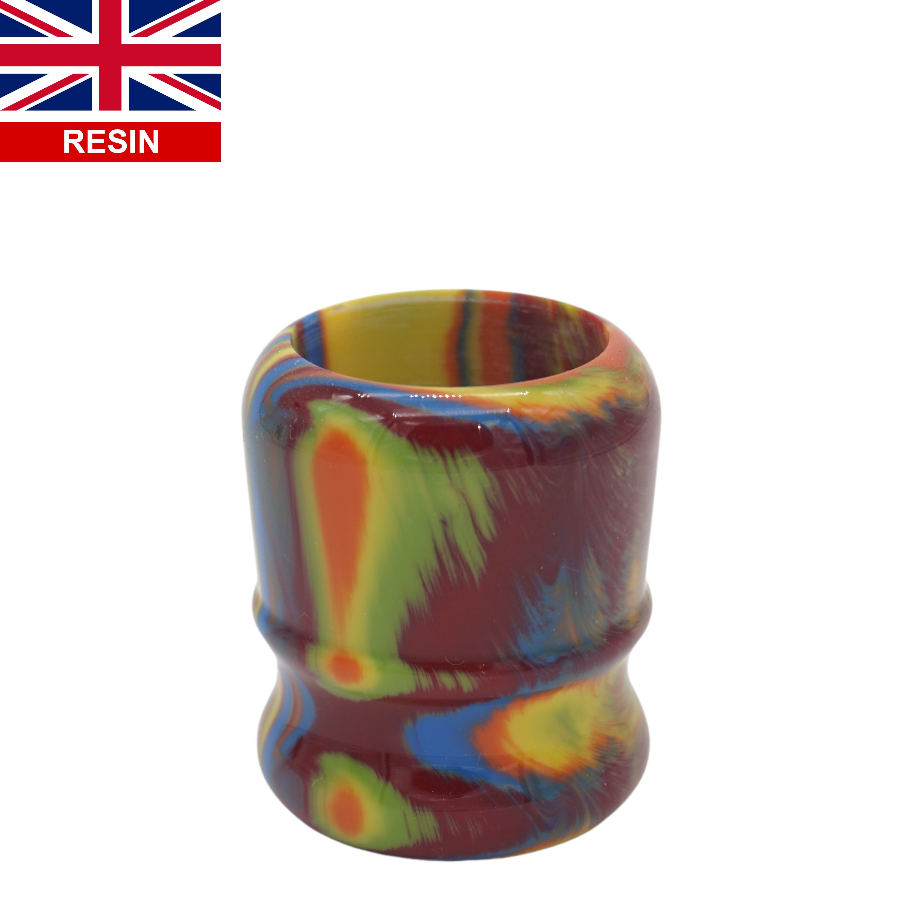 Premium Disco Handcrafted Shaving Brush Handle - Fits 24mm & 26mm Knots - Perfect for Wet Shaving & Grooming Gifts - Luxury Bathroom Accessory for Men
