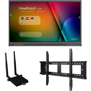 ViewSonic 75-inch 4K Ultra HD Interactive Touch Screen Display - Perfect for Classrooms, Boardrooms & Digital Signage