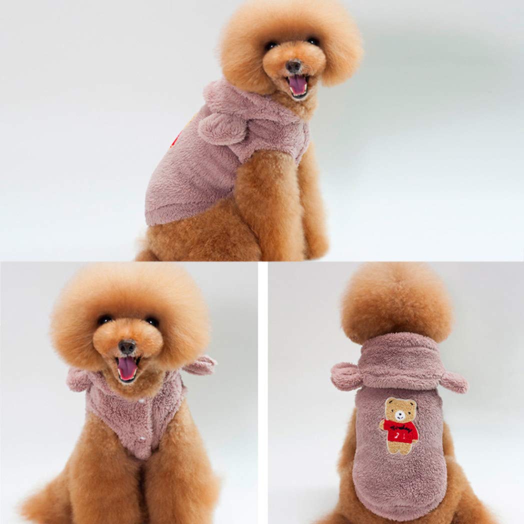 Soft & Comfortable Pet Hoodies for Small Dogs & Cats - Cozy Dog Clothes & Cat Costume for Winter Warmth - Perfect for Indoor/Outdoor Use & Photo Shoots