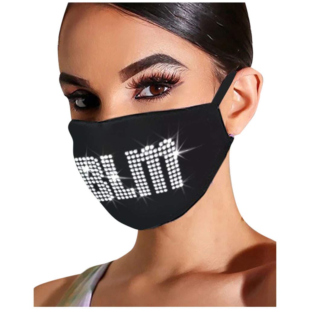 ATRISE Diamond Breathable Face Mask - Reusable & Washable Cloth Mask for Men & Women - Fashionable Unisex Protection for Daily Use, Workouts & Outdoor Activities