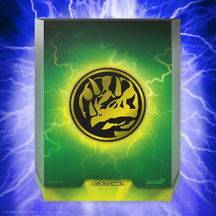 Mighty Morphin Power Rangers ULTIMATES! Blue Ranger Action Figure - Collectible Toy for Fans, Kids & Adults - Perfect for Display, Play & Gifts