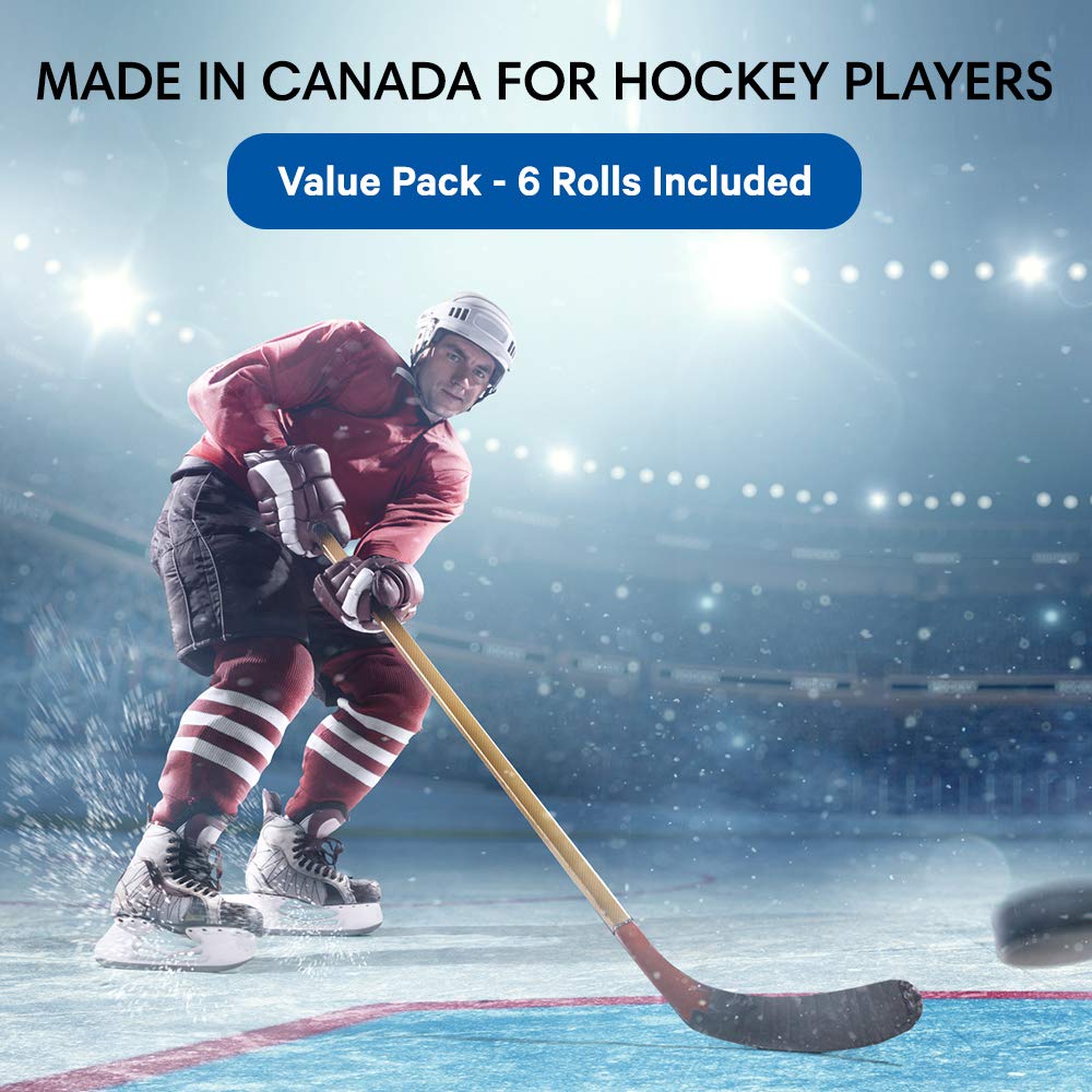 Best Sports Tape & Hockey Tape for Injury Support & Grip - Durable Athletic Tape for Hockey, Basketball & More - Perfect for Wrist, Ankle & Joint Support