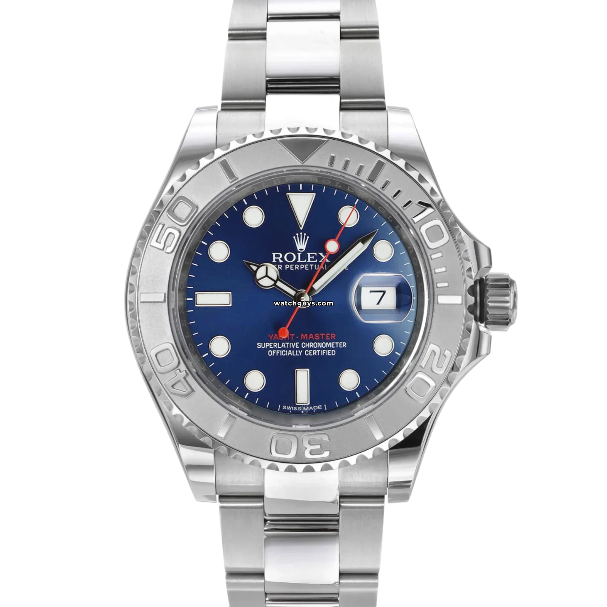 Rolex Yacht Master 116622 Blue Dial Men's Luxury Watch - Perfect for Sailing, Yachting & Formal Occasions