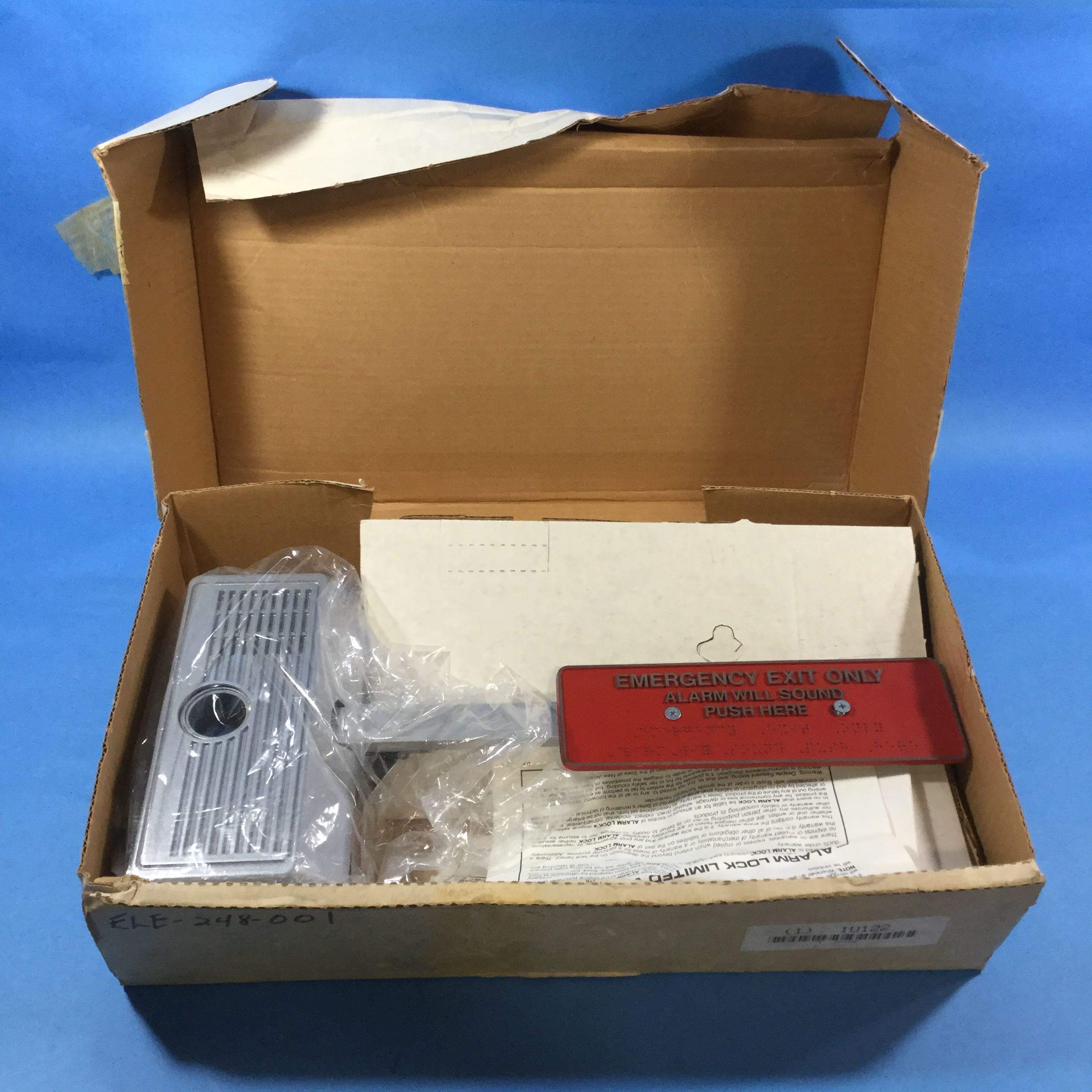 Alarm Lock 250 Sirenlock Clapper Plate Exit Alarm - High Security Door Alarm System for Business & Home Protection | Ideal for Retail Stores, Offices & Warehouse Security