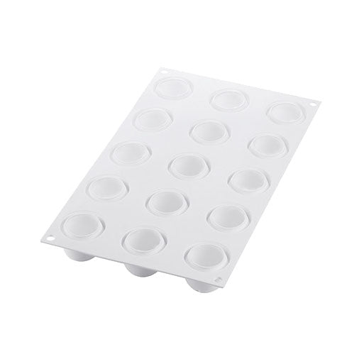 SILIKOMART Mela, Ciliegia & Pesca 30-Cavity Silicone Mold for Baking - Premium Food-Grade Flexible Cake Molds for Chocolate, Candy, Soap Making - Perfect for Home Bakers and Professional Chefs