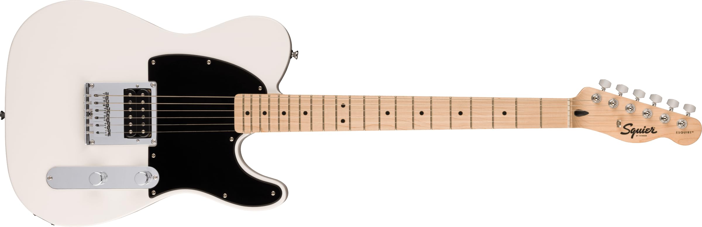 Squier 6 String Solid-Body Electric Guitar for Beginners & Professionals - Right-Handed Arctic White (0373553580) - Perfect for Rock, Blues & Live Performances