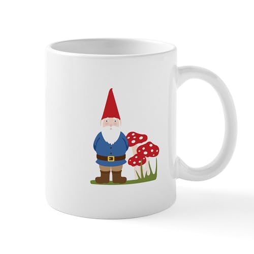White - Garden Gnome Mugs