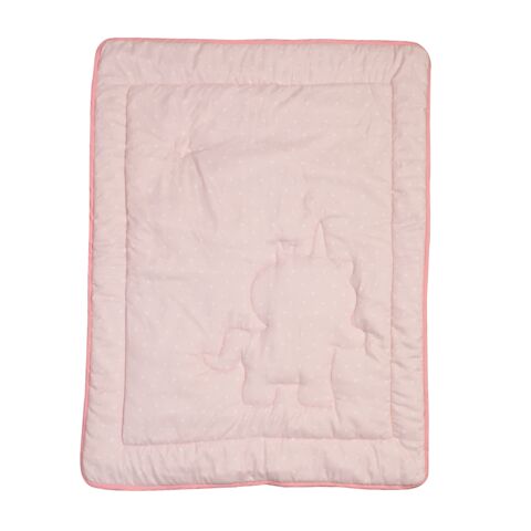 Pink 4-Piece Nursery Bedding Set for Baby Girls | Soft Crib Bedding with Fitted Sheet, Blanket & Pillowcase | Perfect for Newborns & Toddlers | Nursery Decor & Baby Shower Gift