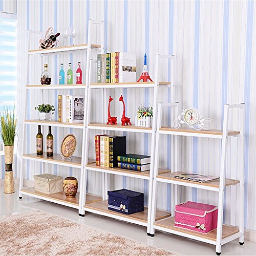 Magshion Metal Bookcase Shelf - 3 Tier, White | Modern Home Decor for Living Room, Bedroom & Office | Durable Storage Organizer for Books, Plants & Display Items