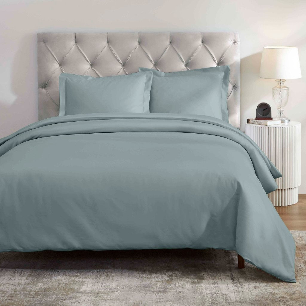 Luxury 1200 Thread Count Egyptian Cotton Duvet Cover Set - King Size, Soft Breathable Bedding for Hotel & Home Use