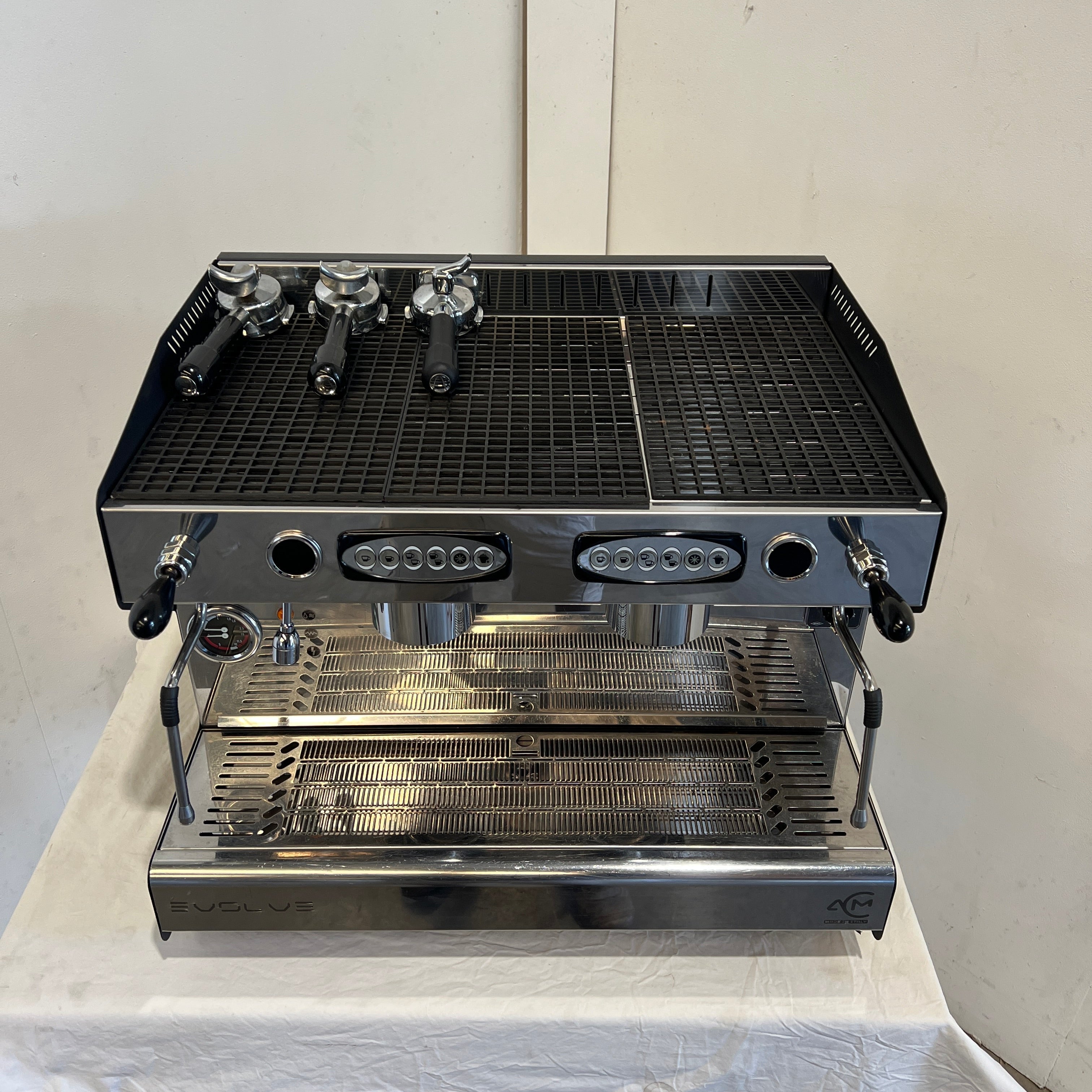 ACM Evolve Compact 2 Group Commercial Coffee Machine for Restaurants & Cafes - Professional Espresso Maker with High Efficiency (Model 836828) - Perfect for High-Volume Coffee Shops, Offices and Catering Services