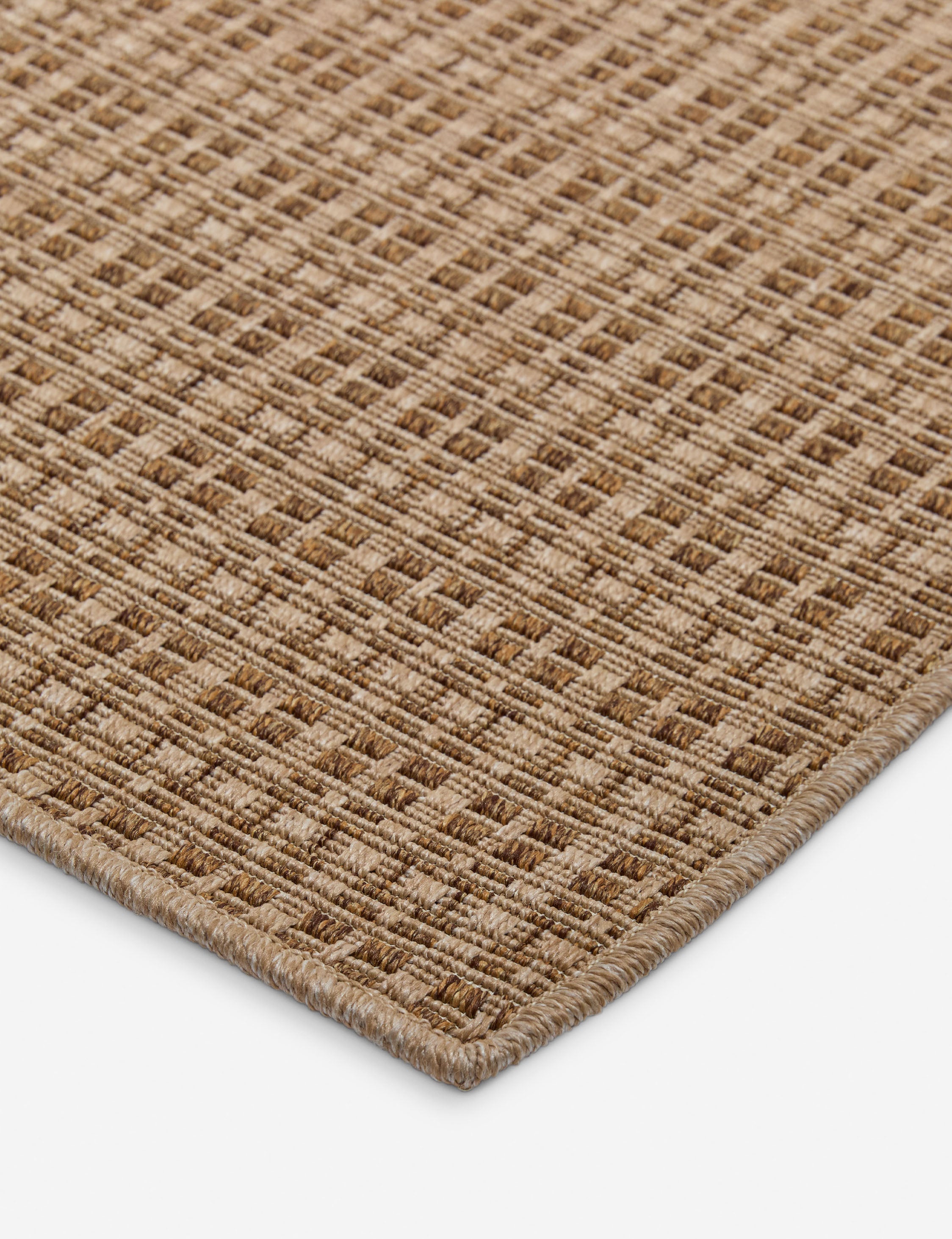 Premium Custom Tannis Indoor/Outdoor Rug - Durable Cedar Design for Patio, Deck, and Living Room Decor