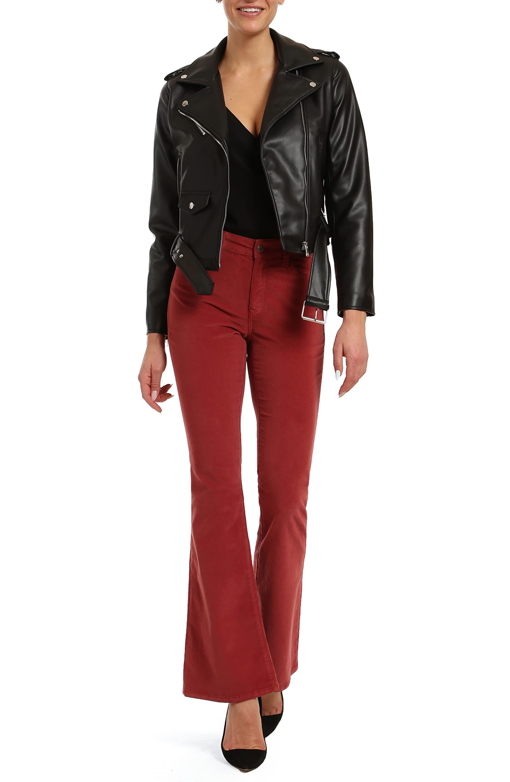Mavi Women's Sydney High Rise Wide Leg Pants - Comfortable Stretch Denim for Work, Casual & Travel | Plus Size & Petite Options Available