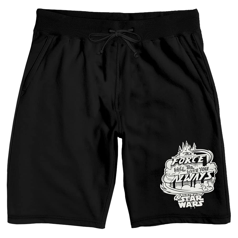 Star Wars Men's Sleep Pajama Shorts - Lightweight & Comfortable Lounge Pajama Shorts for Men with Cool Prints - Perfect for Summer Nights, Lounging at Home, and Star Wars Fans Gifts