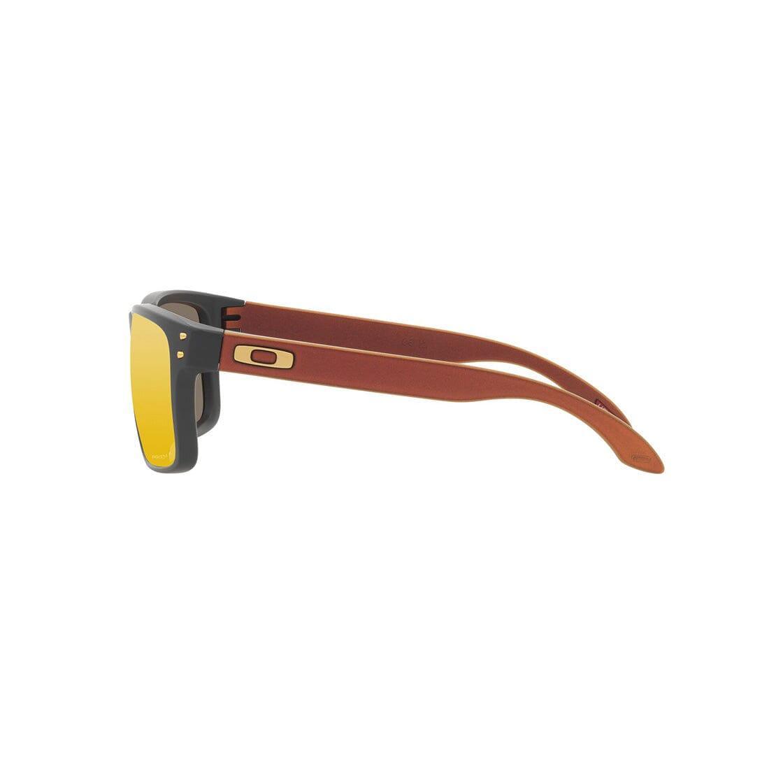 OAKLEY HOLBROOK Matte Carbon Sunglasses with Prizm 24K Polarized Lenses - Perfect for Outdoor Sports, Driving & Summer Fashion