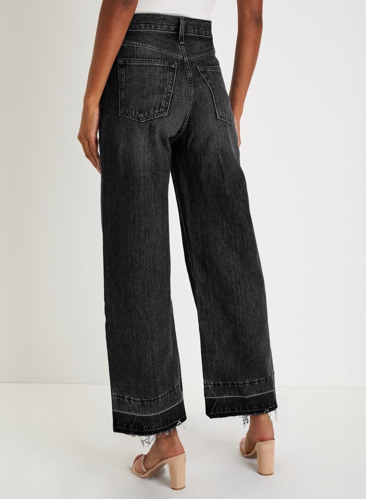 Stylish Women's High Waisted Wide Leg Jeans - Trendy Straight Leg Denim Pants for Casual Outfits & Streetwear Fashion | Zimbaplatinum Collection | Perfect for Work, Date Night and Everyday Wear