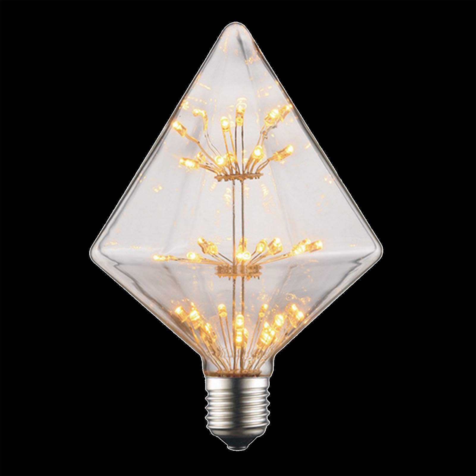 Vintage LED Edison Bulb 3W Warm Yellow 2300K E27 Base - Clear Glass Filament Light for Indoor & Outdoor Decorative Lighting | Perfect for Restaurants, Cafes, Bedrooms and Garden String Lights