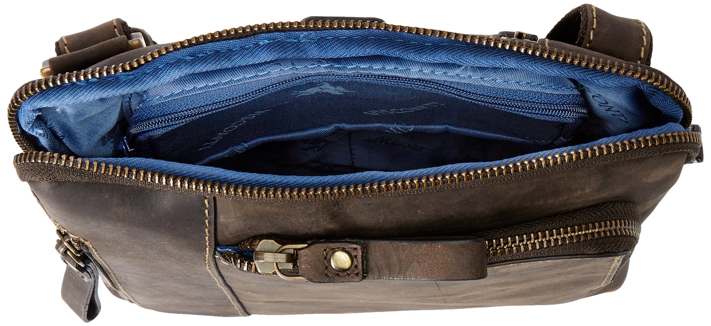 Premium Genuine Leather Messenger Crossbody Bag for iPad & Tablet - Oil Brown, One Size - Ideal for Work, Travel & Everyday Use