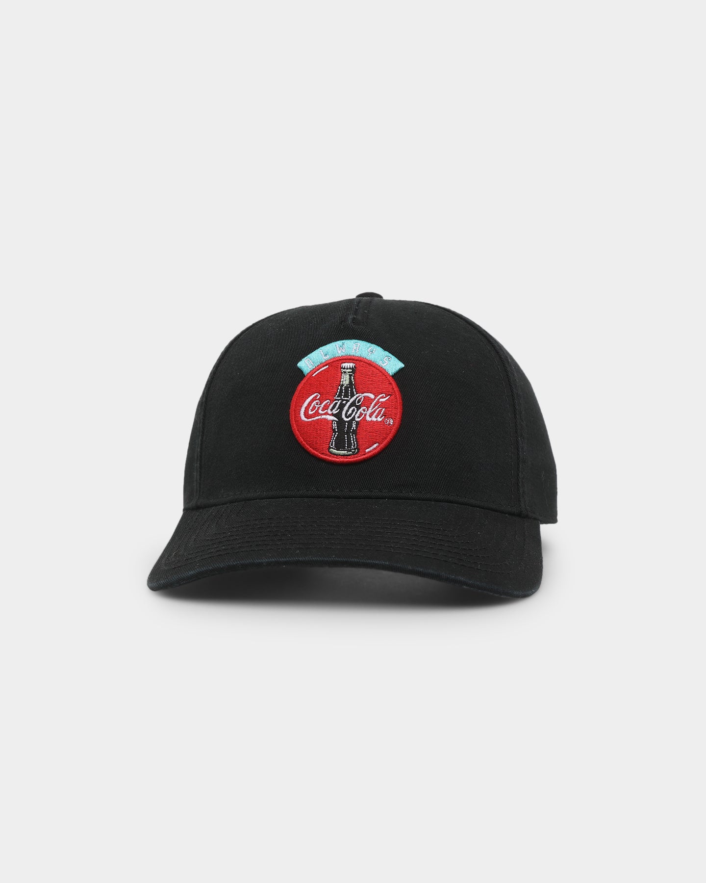 American Needle Always Coke Surplus Snapback Black - Vintage Baseball Cap for Men & Women - Perfect for Sports, Casual Wear & Collectors