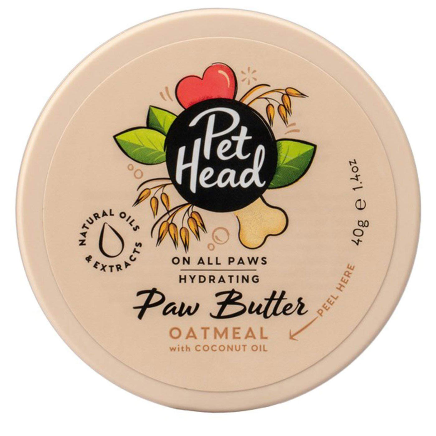 Pet Head On All Paws Butter - Moisturizing Paw Balm for Dogs | Soothes & Protects Dry, Cracked Paws | Perfect for Winter, Hiking & Outdoor Adventures
