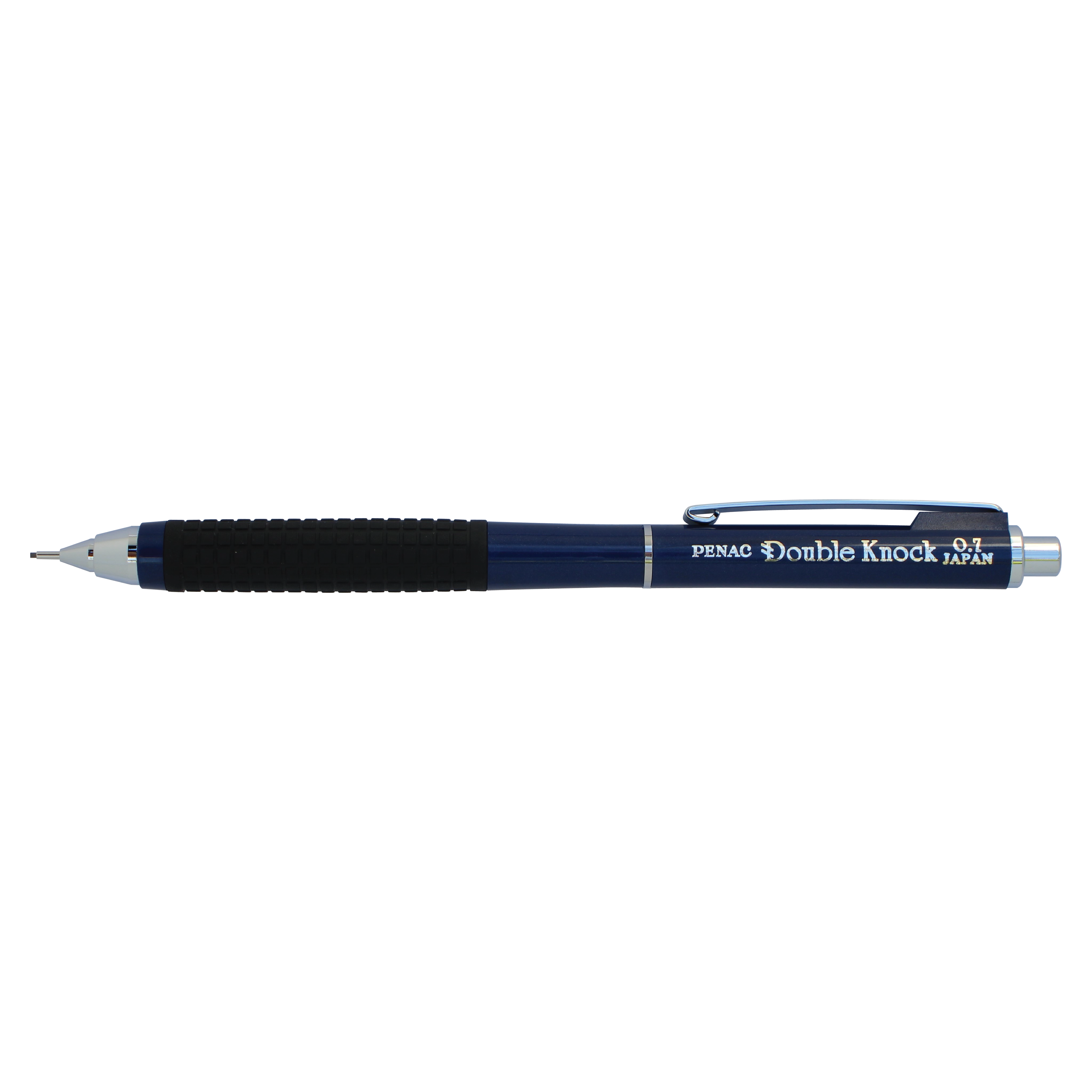 Double Knock 0.7mm Mechanical Pencil - Blue Retractable Drafting Pencil (DK 07BL) for Writing, Sketching & Technical Drawing - Perfect for Students, Artists & Engineers