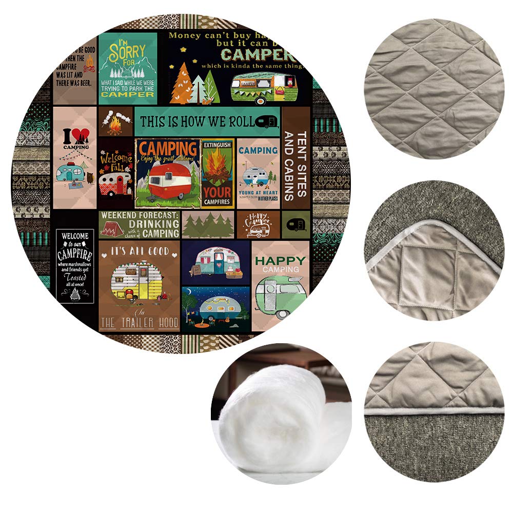 LIVIN' ILLUSION All-Season Quilted Blanket - Super King Size 90