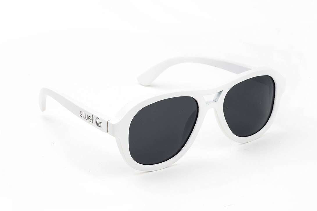 Avalon White Bamboo Sunglasses – Eco-Friendly UV Protection for Men & Women – Perfect for Beach, Travel, and Outdoor Activities