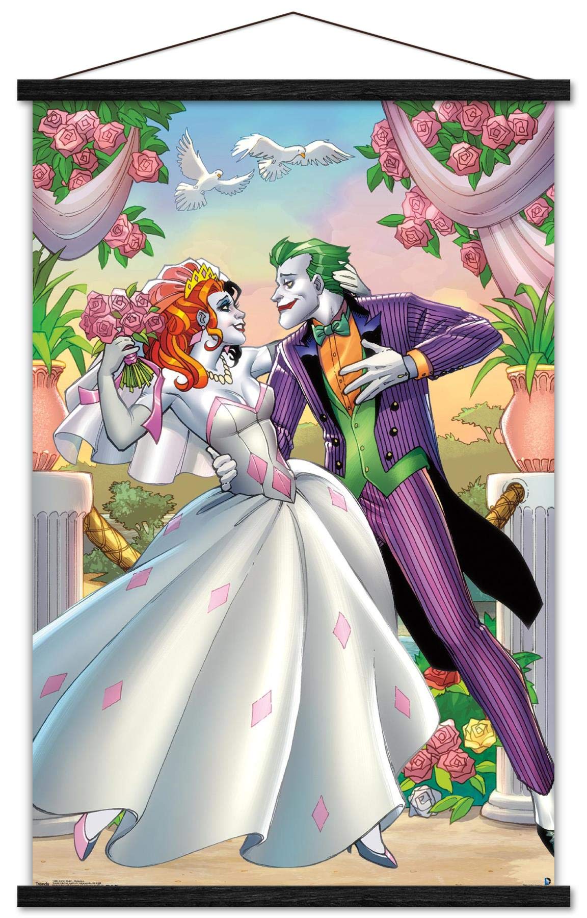 DC Comics Harley Quinn Romance Wall Poster - Premium 22.375