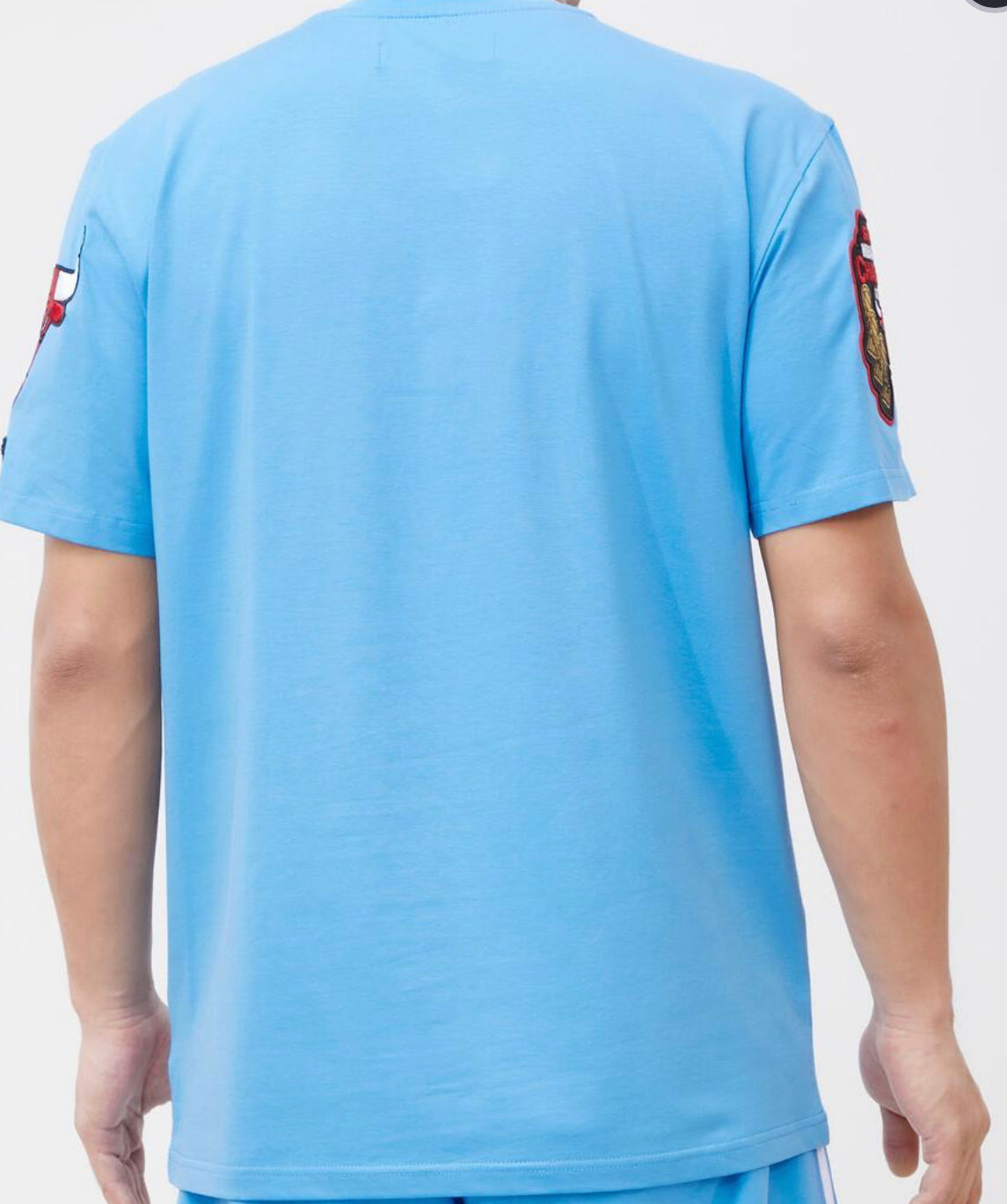 PRO STANDARD Chicago Bulls NBA Pro Team Shirt - Light Blue Jersey for Men | Official Licensed Basketball Fan Apparel (BCB151539) | Perfect for Game Day, Sports Events & Casual Wear