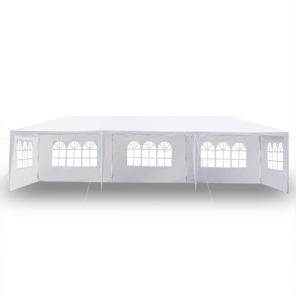 10' x 30' Mytunes Party Tent - Waterproof Outdoor Wedding Canopy, Portable Gazebo Shelter for Backyard BBQ, Birthday Parties & Camping Events (10x30ft) | Perfect for Garden Gatherings, Picnics & Outdoor Celebrations