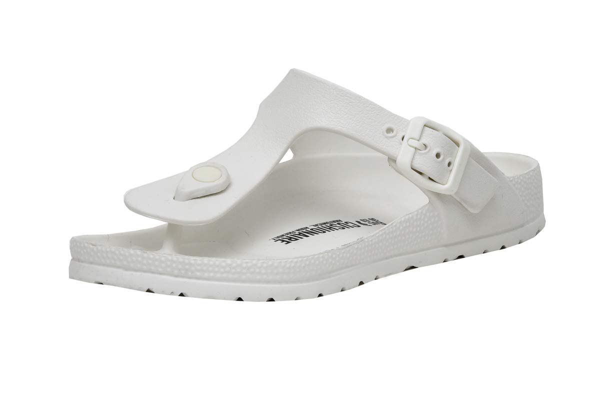 CUSHIONAIRE Women's Ella EVA Comfort Footbed Sandals - Lightweight & Supportive Summer Shoes for Walking, Beach, and Casual Wear