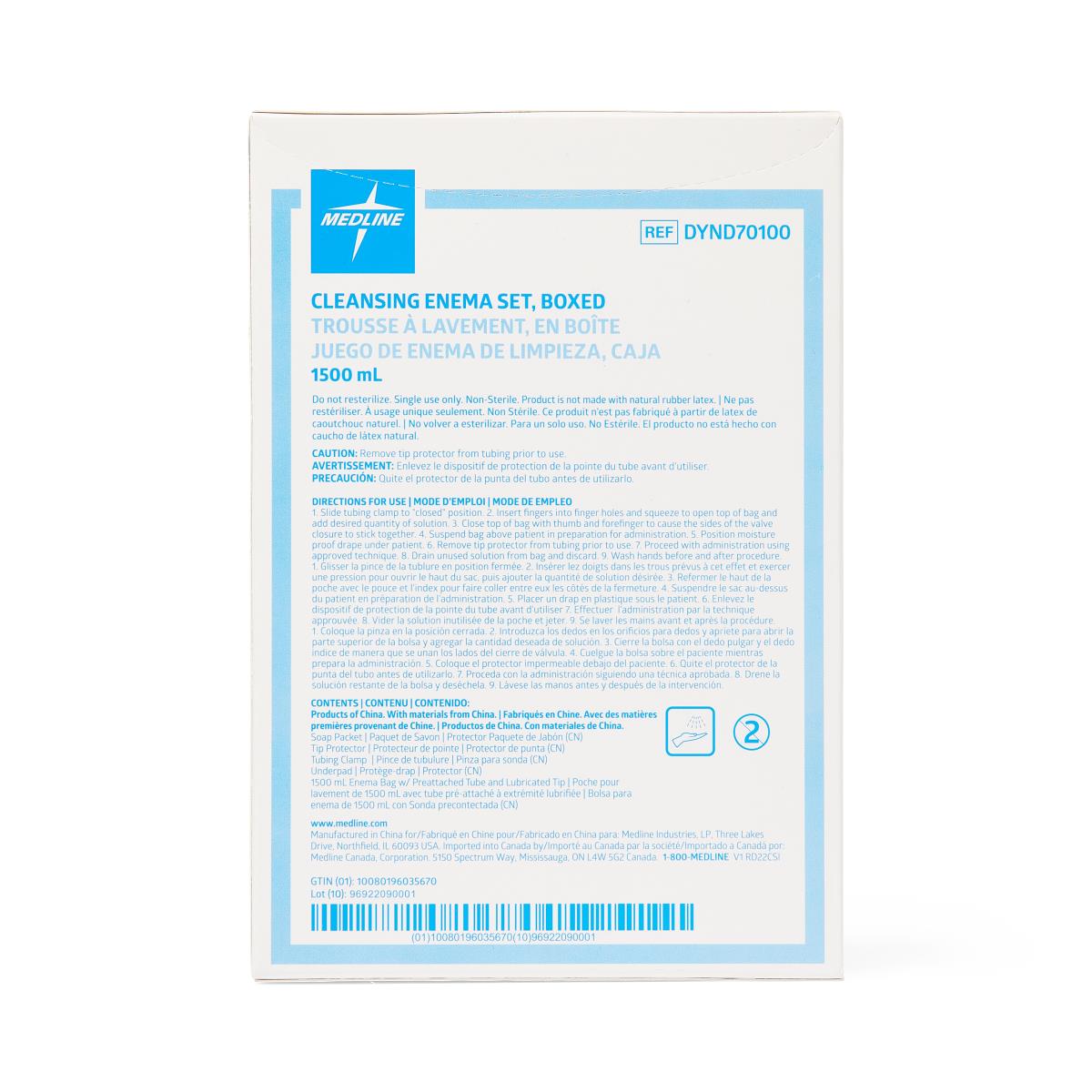 Disposable Enema Bag Kit 1500cc - Premium Enema Equipment for Colon Cleansing, Constipation Relief & Detox - Ideal for Home Use, Medical Procedures & Colon Hydrotherapy