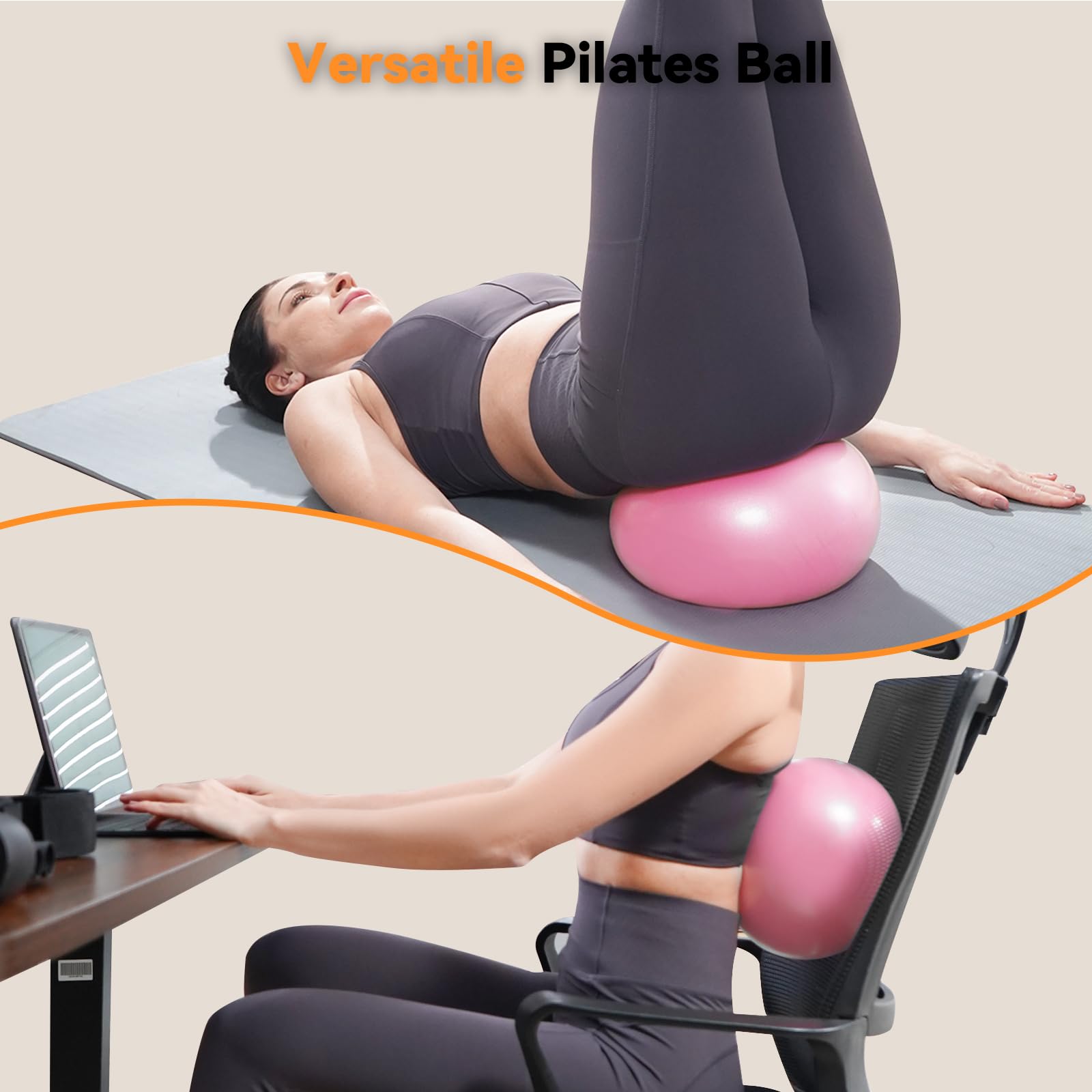 UCIN Vibration Plate Exercise Machine for Weight Loss & Home Fitness - 330 Lbs Capacity Vibrating Platform with Resistance Bands & Pilates Ball - Lymphatic Drainage & Muscle Toning for Women & Men - Perfect for Home Gym, Office Workout & Physical Therapy