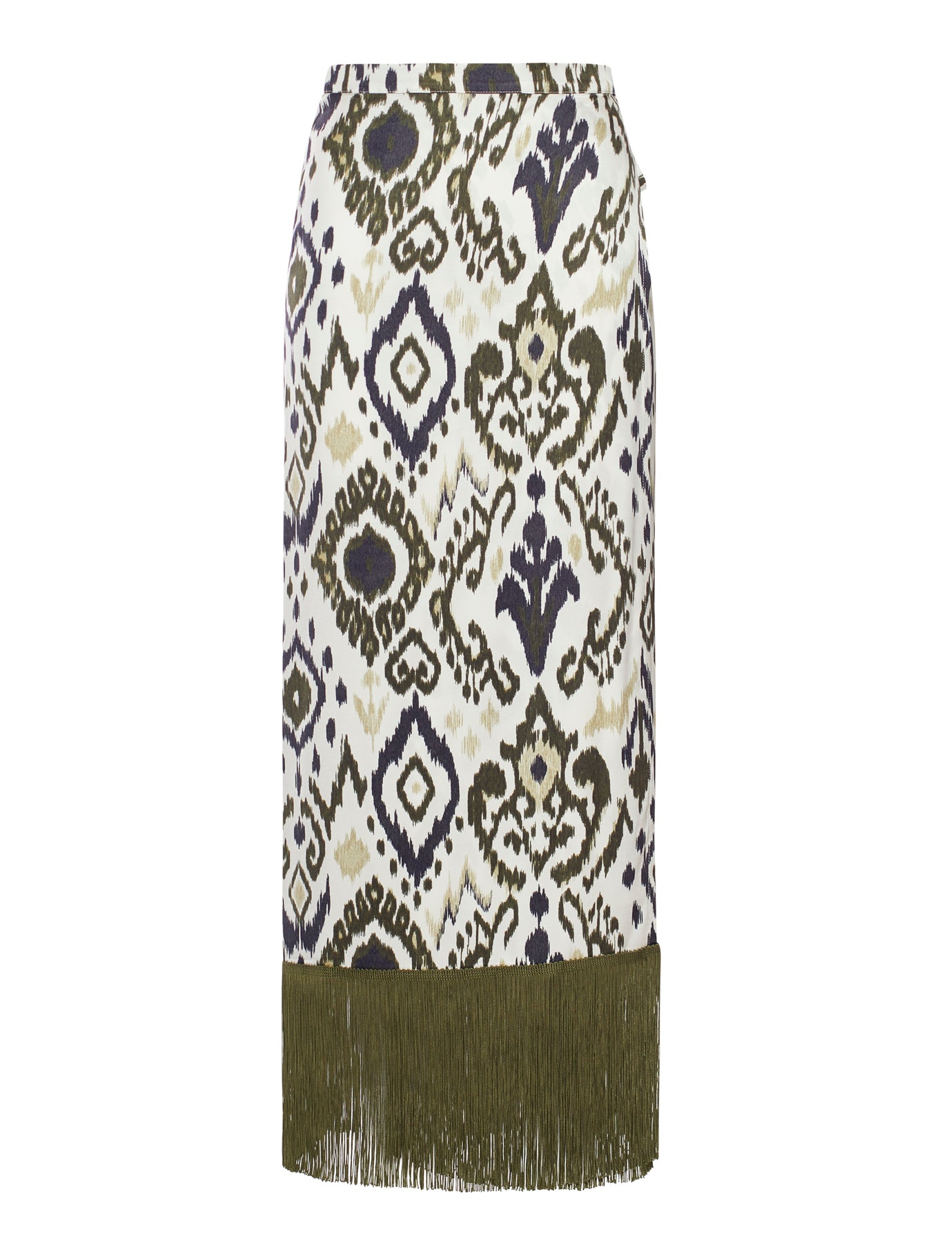 Stylish Fringed Printed Viscose Wrap Skirt for Women - Boho Chic Summer Beach Skirt | Perfect for Vacations, Music Festivals & Casual Outings