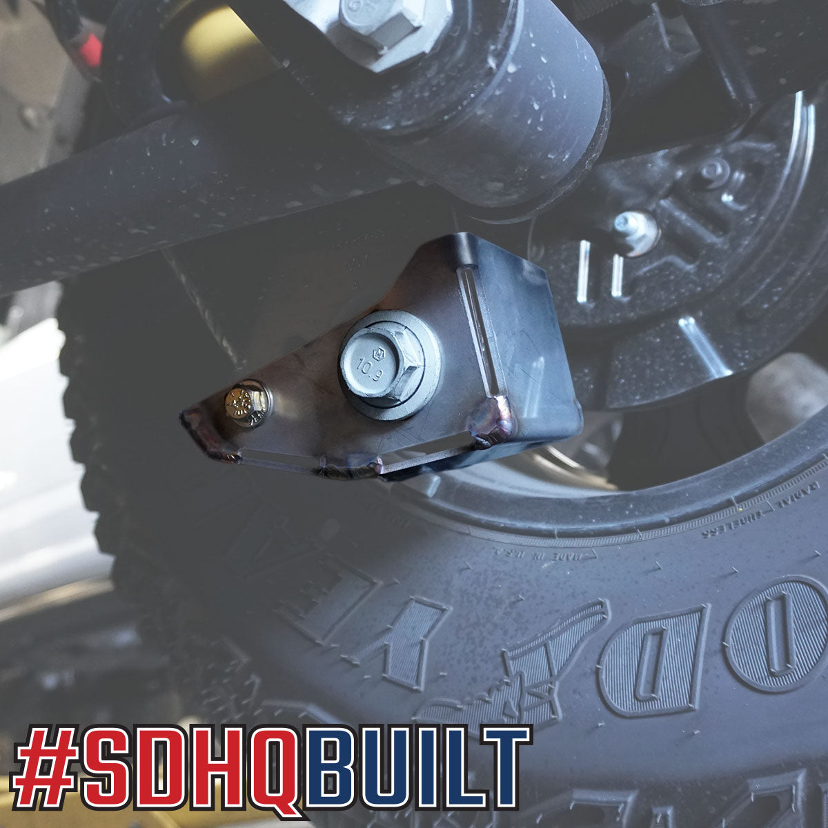 21-24 Ford Bronco SDHQ Heavy-Duty Rear Shock Guards | Off-Road Protection for Adventure & Trail Riding