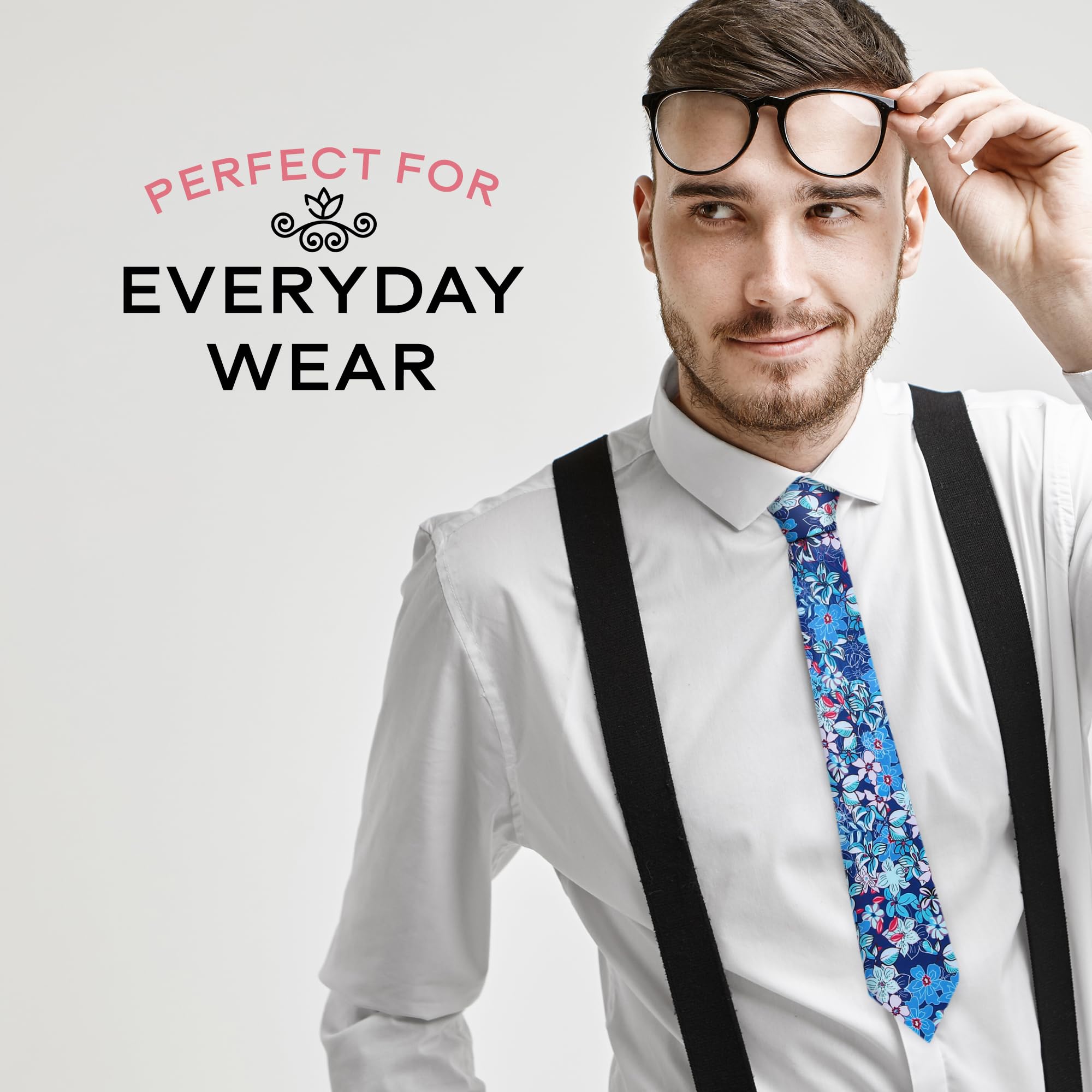 Men's Fashion Tie for Business & Formal Wear - Premium Silk Necktie for Office, Weddings & Special Occasions