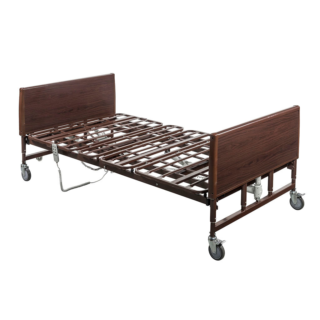 Lightweight Bariatric Homecare Bed - Heavy Duty Hospital Bed for Home Use, Elderly & Patient Care (300-500 lbs Capacity) | Adjustable, Durable & Comfortable for Recovery & Long-Term Care