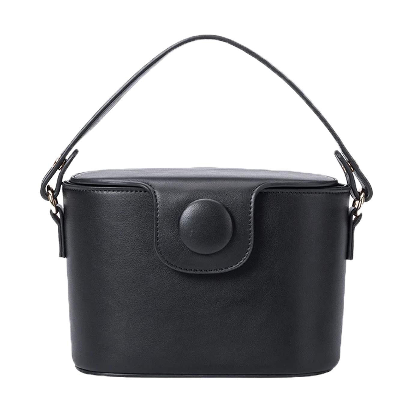 Melie Bianco Adelynn Vegan Leather Crossbody Bag for Women - Stylish Black Box Purse | Perfect for Work, Travel & Everyday Use