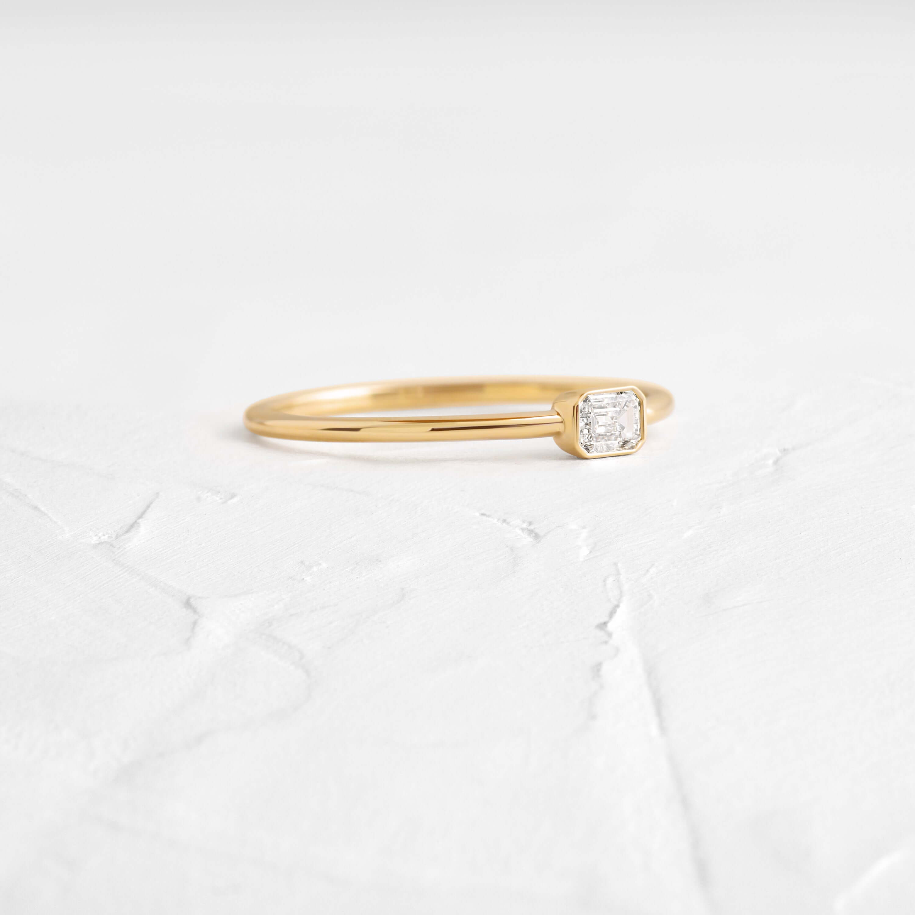 Elegant Bezel Stacking Ring Set - Dainty Gold & Silver Stackable Rings for Women - Perfect for Layering, Everyday Wear & Special Occasions