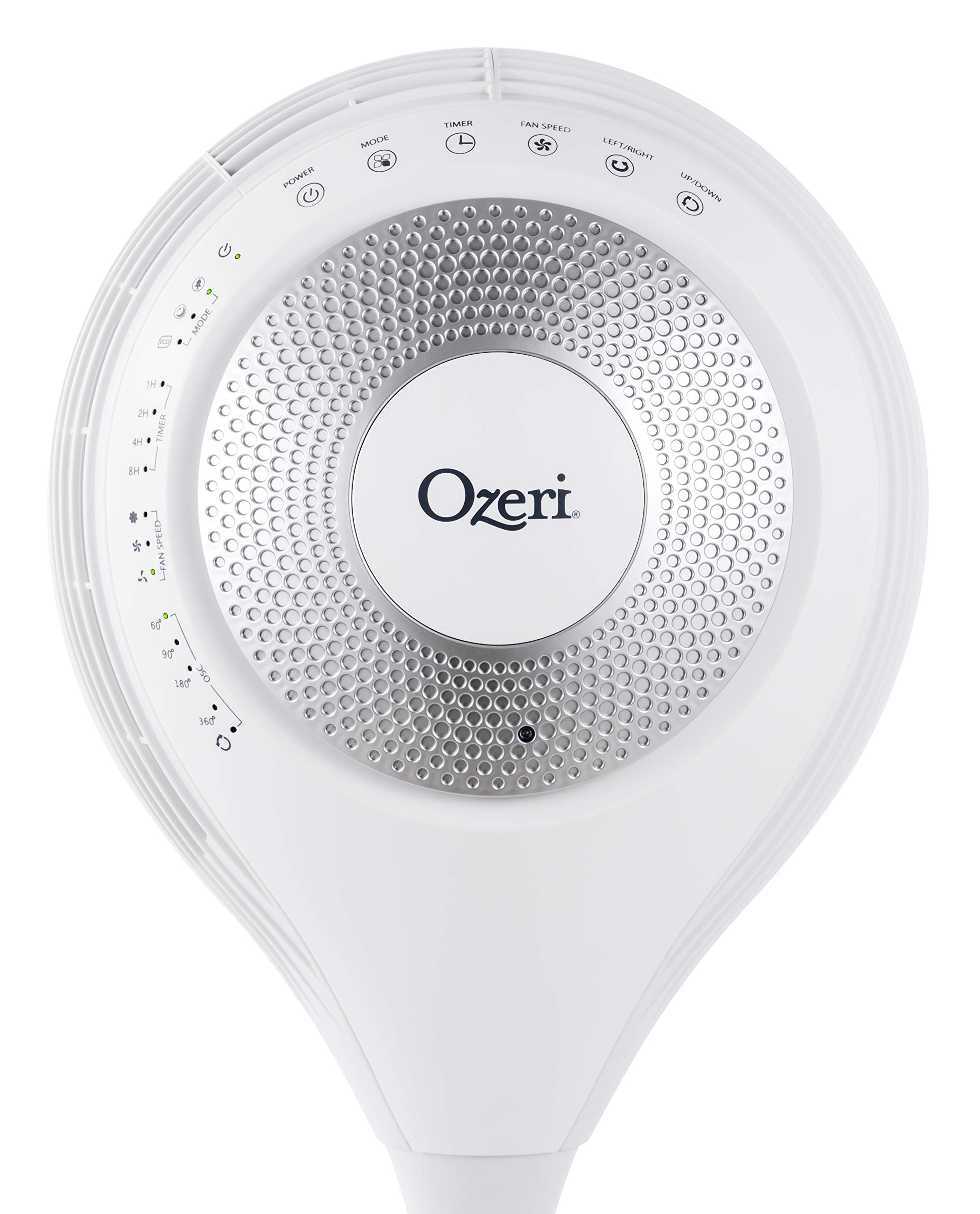 Ozeri 360 Duo Tower Fan with Dual Oscillation - Powerful Quiet Cooling for Home, Office & Bedroom