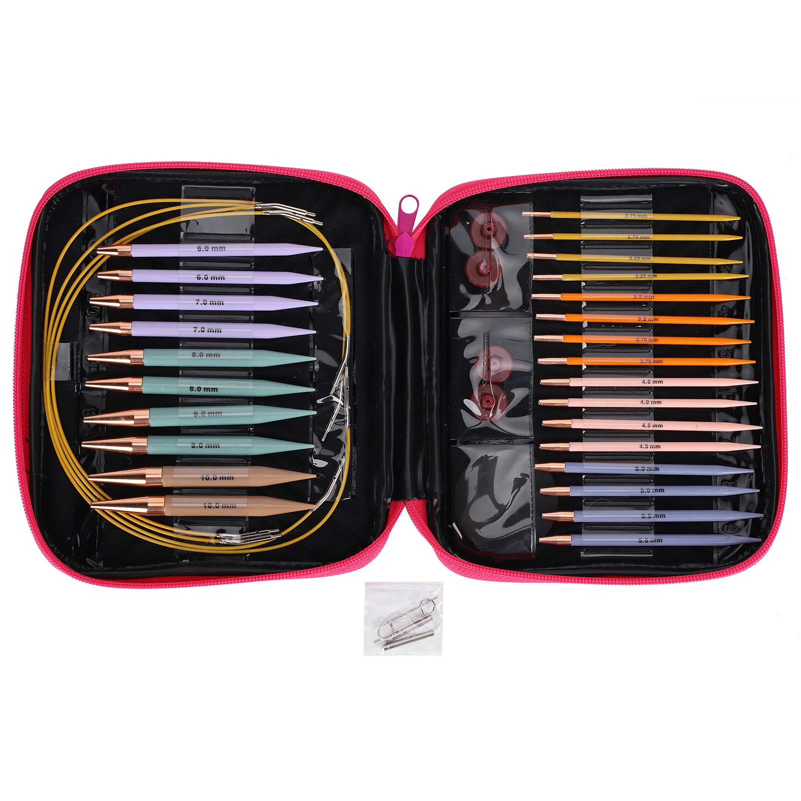 Premium Flexible Interchangeable Knitting Needles & Crochet Hook Set - Ideal for Sweaters, Socks, Scarves & DIY Crafts | Ergonomic Design for Comfortable Knitting & Crocheting at Home