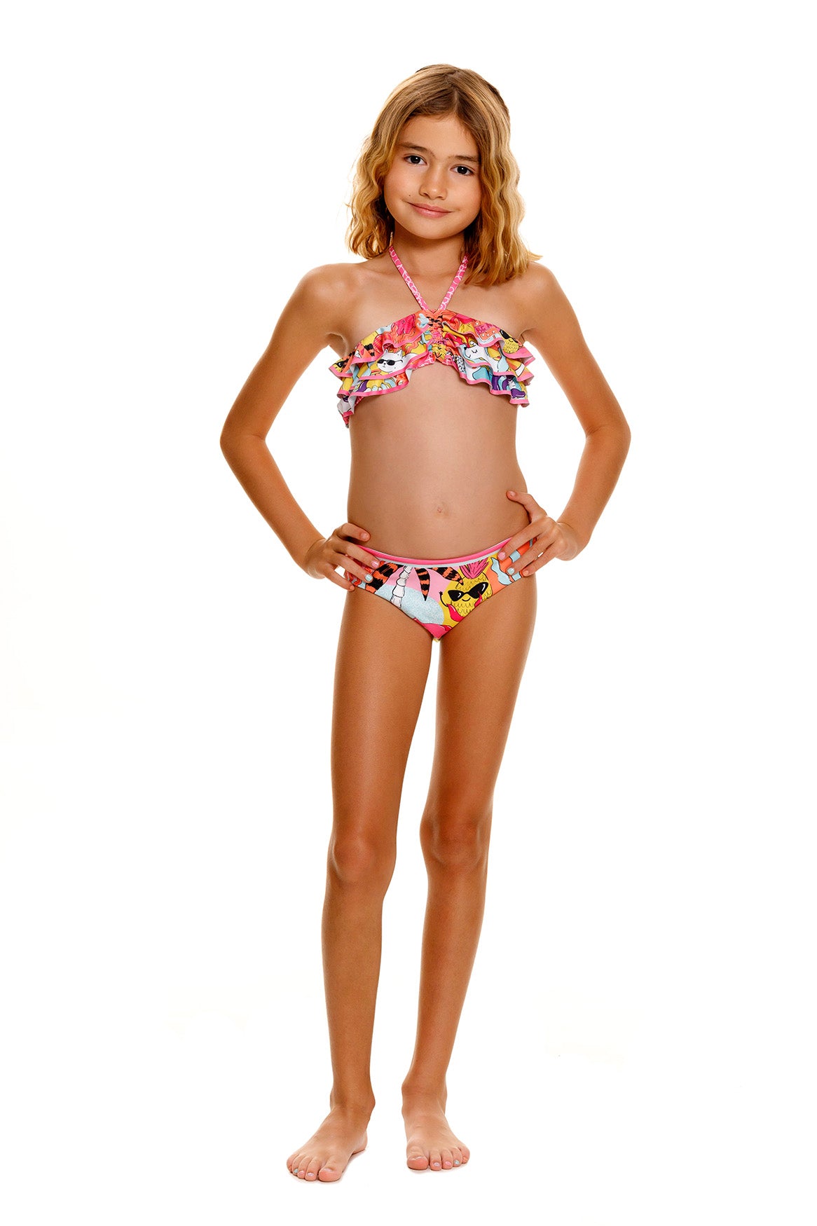 Missi Girls' Bikini Set - Cute Swimwear for Toddlers & Kids - Perfect for Beach, Pool & Summer Vacation