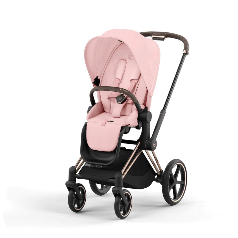 Cybex Priam 4 Complete Luxury Stroller - Rose Gold & Brown | Premium Baby Stroller for Newborns & Toddlers | Perfect for City Walks, Shopping & Travel